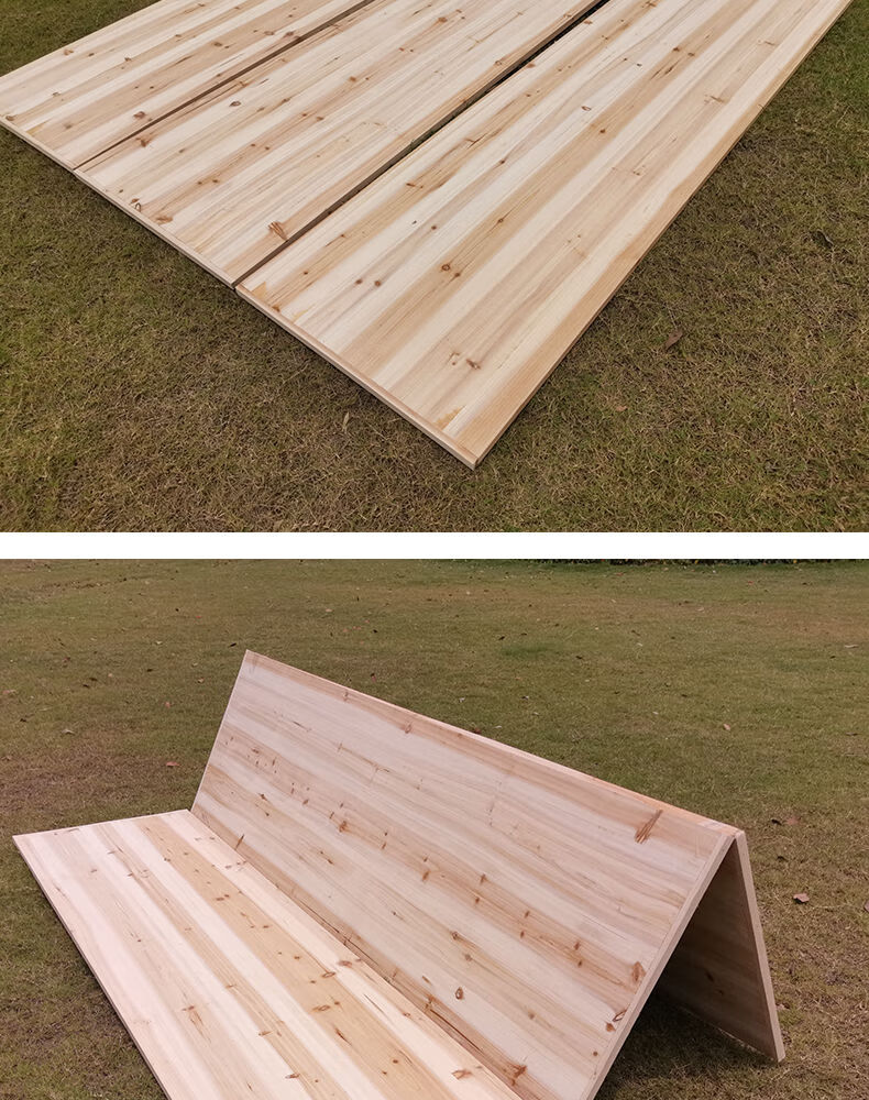 床板原木实木杉木硬床垫实木床垫硬木板双人拼接床铺板 90x190cm 非足