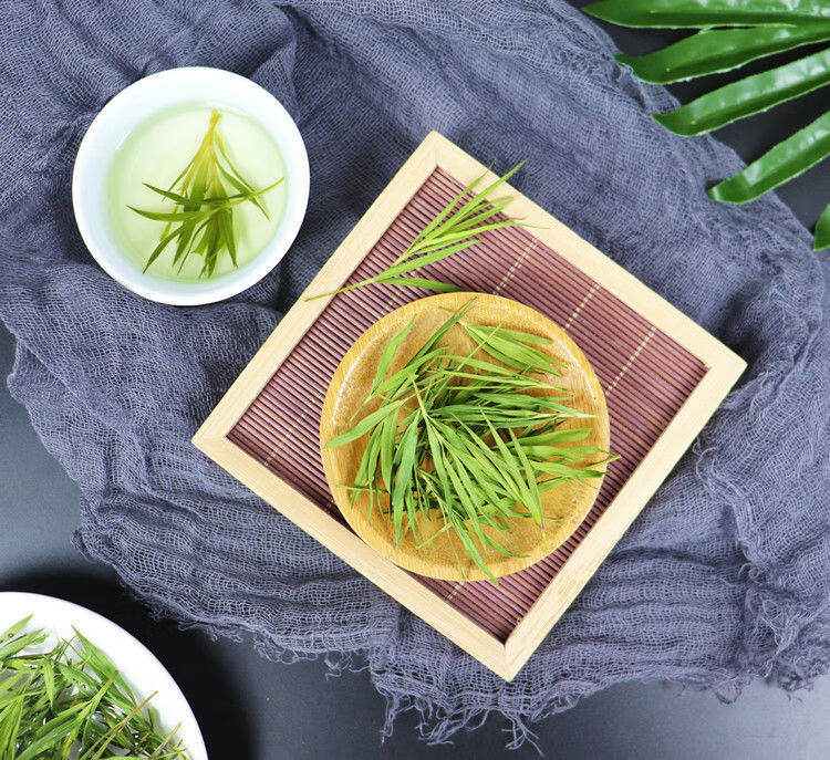 竹叶茶崂山石竹茶石竹青新鲜青竹叶嫩芽新货散装500g500克