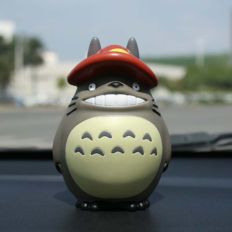 618提前购宫崎骏动漫模型宫崎骏小梅龙猫卡通动漫汽车摆件中控台车内