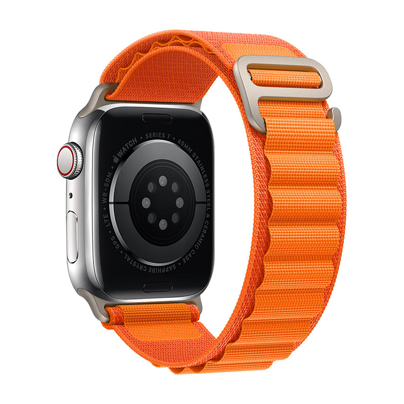 适用applewatchs8表带高山尼龙回环式苹果手表表带运动iwatchultra