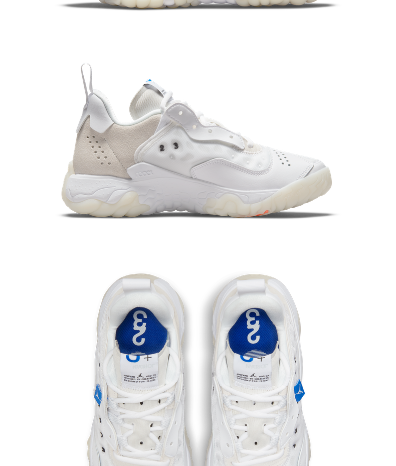 nike耐克 delta 2女鞋运动科技支撑新款女子白低帮篮球鞋 37.5码2f6.