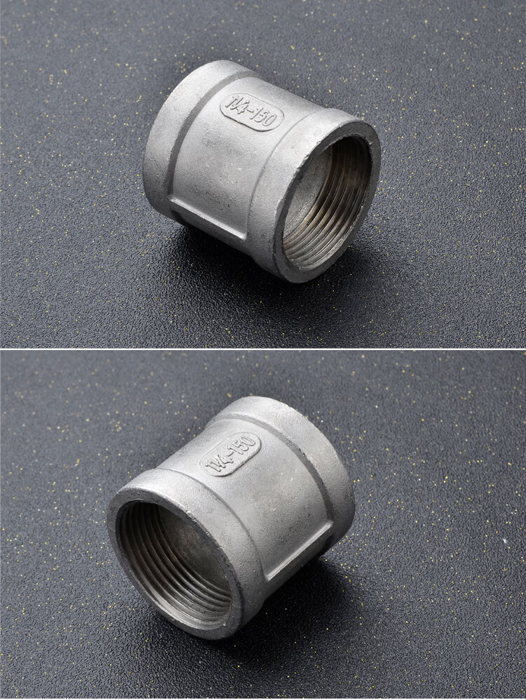 201304316不锈钢铸造内牙直通内丝短接管箍dn152025324050201dn82分