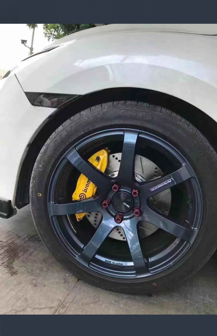 拆车布雷博brembo刹车卡钳套装f50四活塞ap5200奔驰宝马改装升级ap