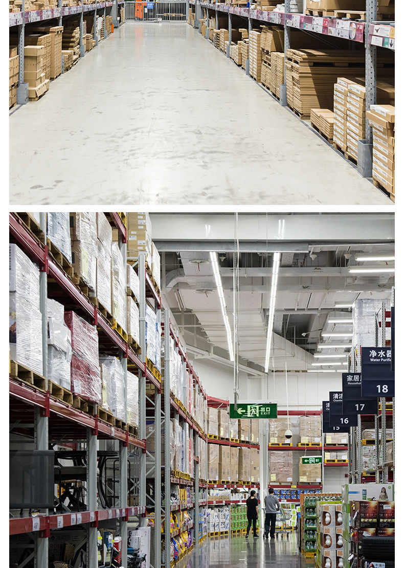 虎牌仓储货架多层家用储物架快递铁架子五金置物架落地超市展示架轻仓