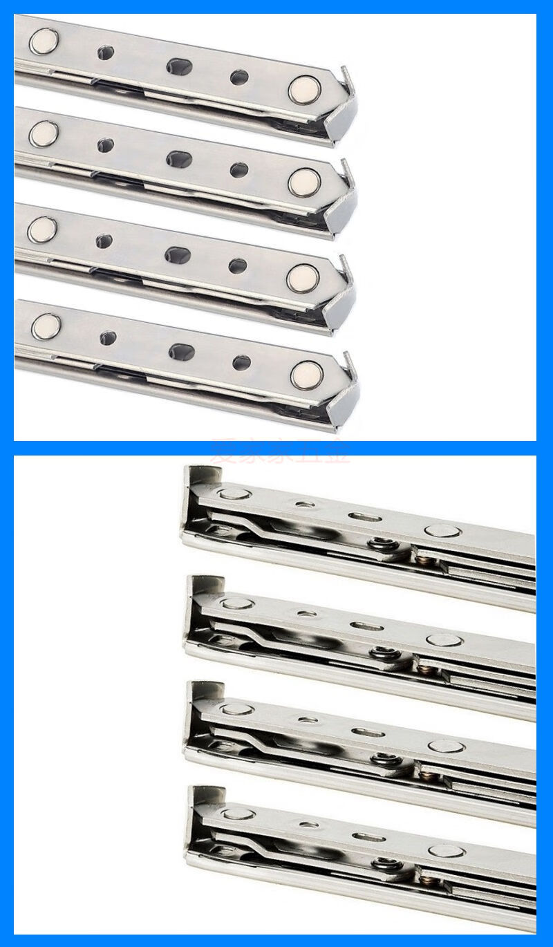 四连杆塑钢窗铝合金窗配件12寸上悬窗铰链槽宽22mm片厚25mm叠高15mm