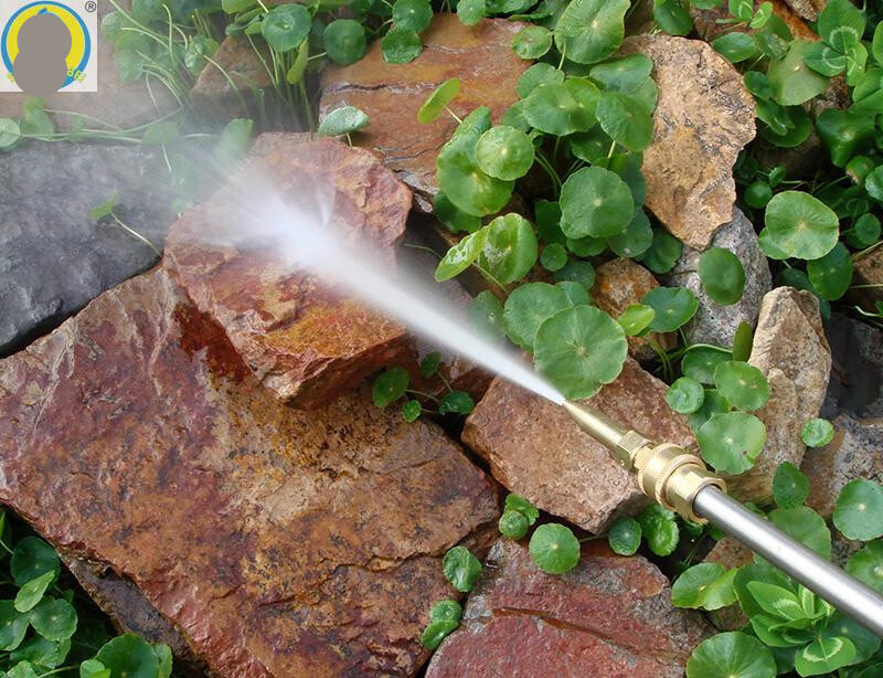 水枪冲洗全铜尖头高压洗车机雾化直射远程冲洗水枪喷头 打药喷雾喷嘴