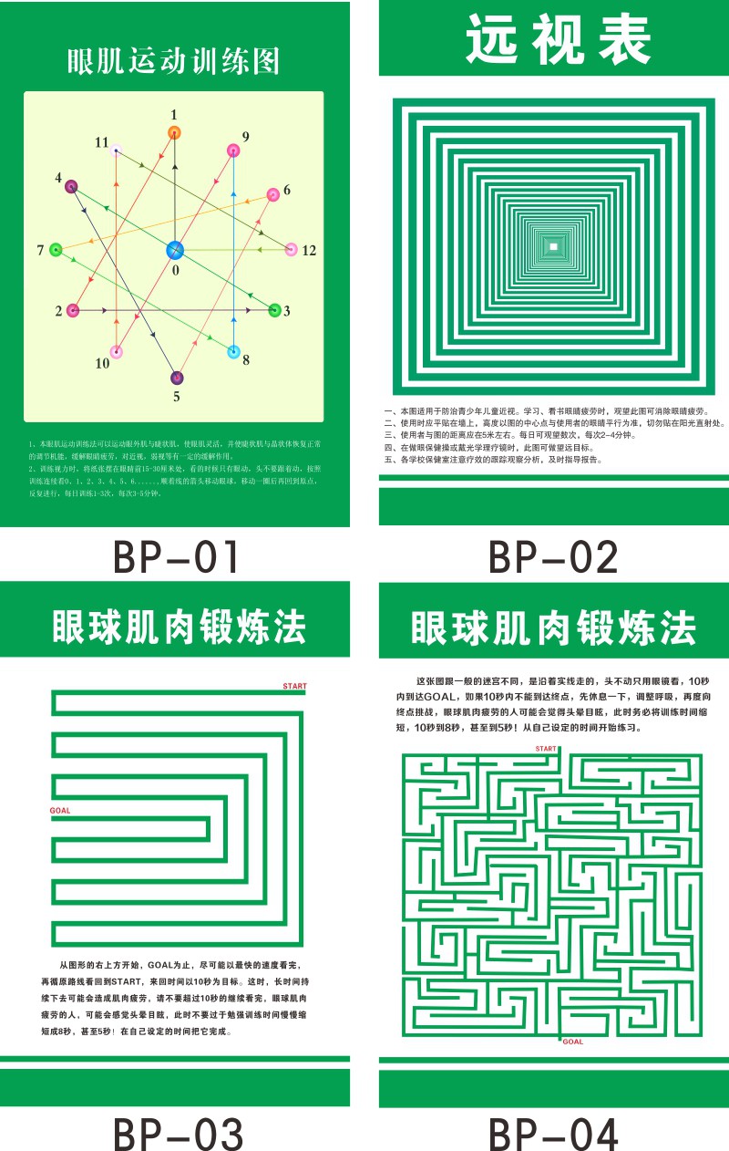 眼肌锻炼图片