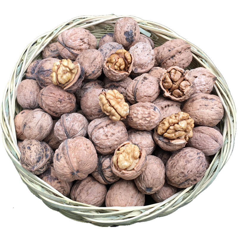 新货陕西老树干核桃高山核桃农家自产5斤装非薄皮纸皮五斤装