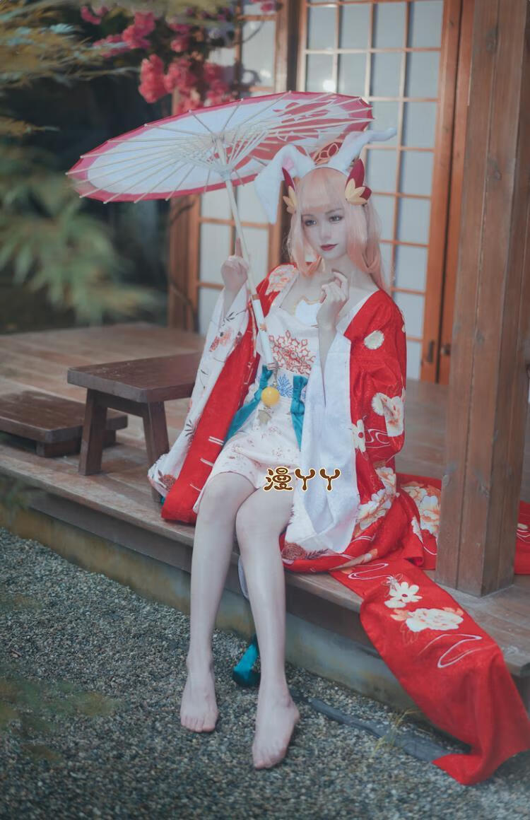 银乔黎现货王者荣耀cos服公孙离惊鸿舞cosplay服装阿离假发伞 服装