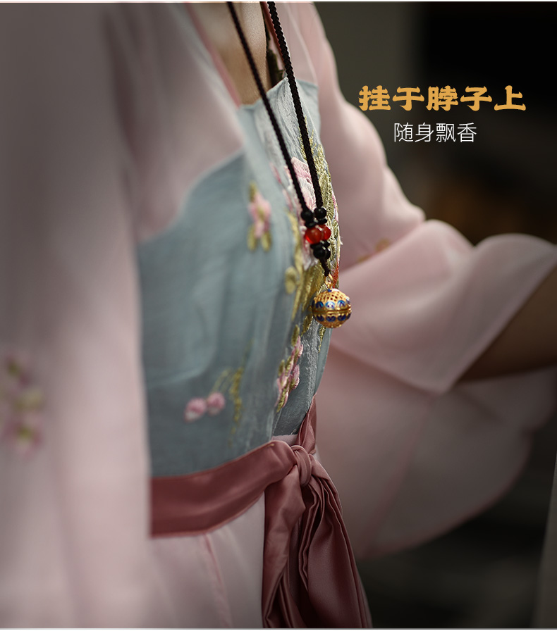 驱蚊项链功德古风香囊球吊坠随身佩戴镂空香薰球香丸球熏香香球海洋