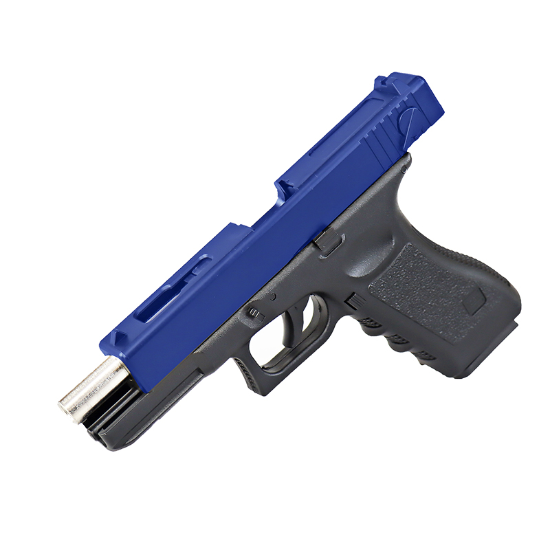 新格洛克g18正三泰q1儿童下供弹手动空仓挂机玩具软弹枪道具 黑色