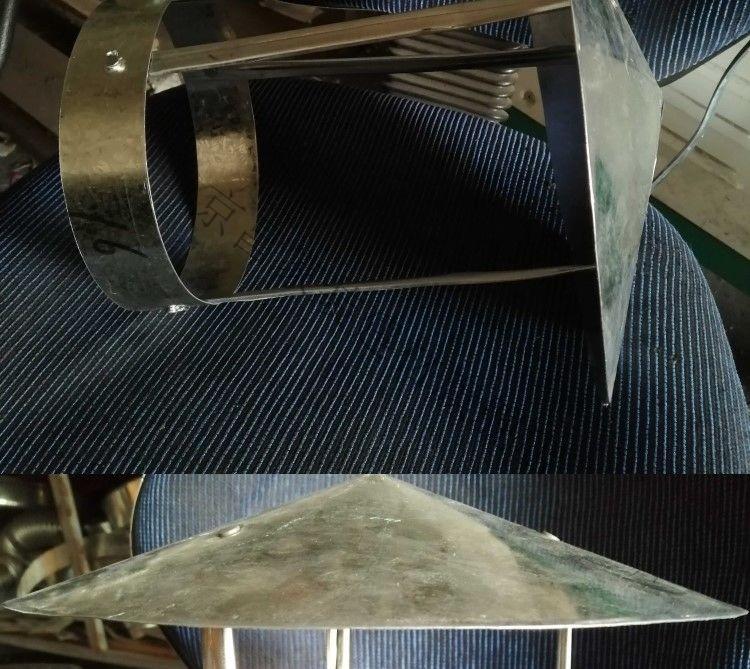 定制8防雨帽笠镀锌风管烟筒冒白铁皮农村烟囱盖风帽防雨罩屋顶柴火炉