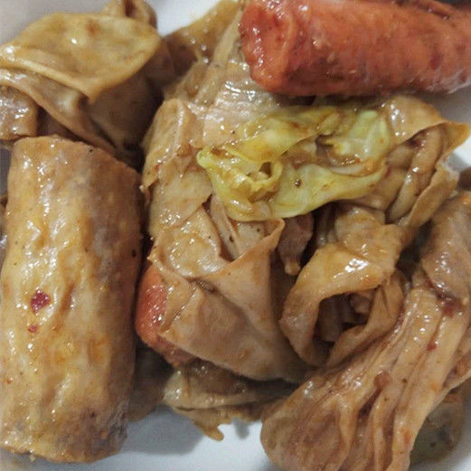 黄豆扣黄扣结豆皮豆结扣腐皮结大豆豆寇干货炸串火锅串麻辣烫 1000g