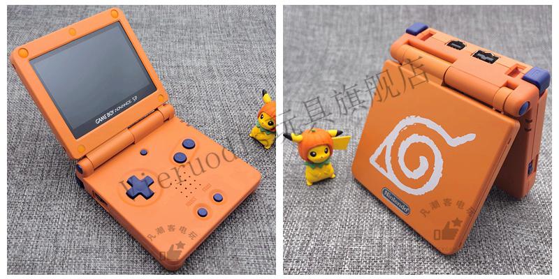 vieruodis 任天堂gbasp游戏机 gba gbc sp掌机 童年怀旧 翻盖插卡游戏