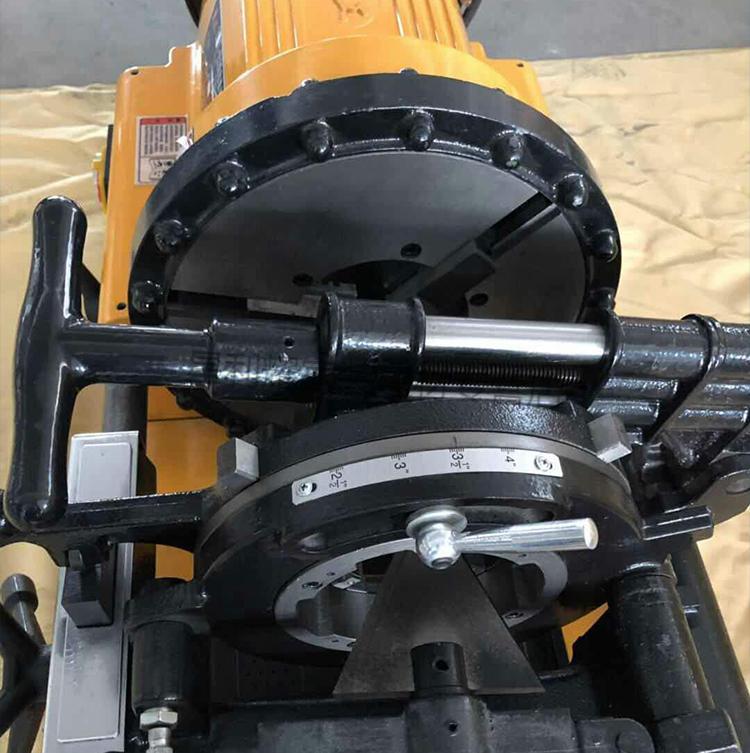 星利耀虎工套丝机220v电动小型多功能虎24寸轻型钢筋消防水管套牙机虎