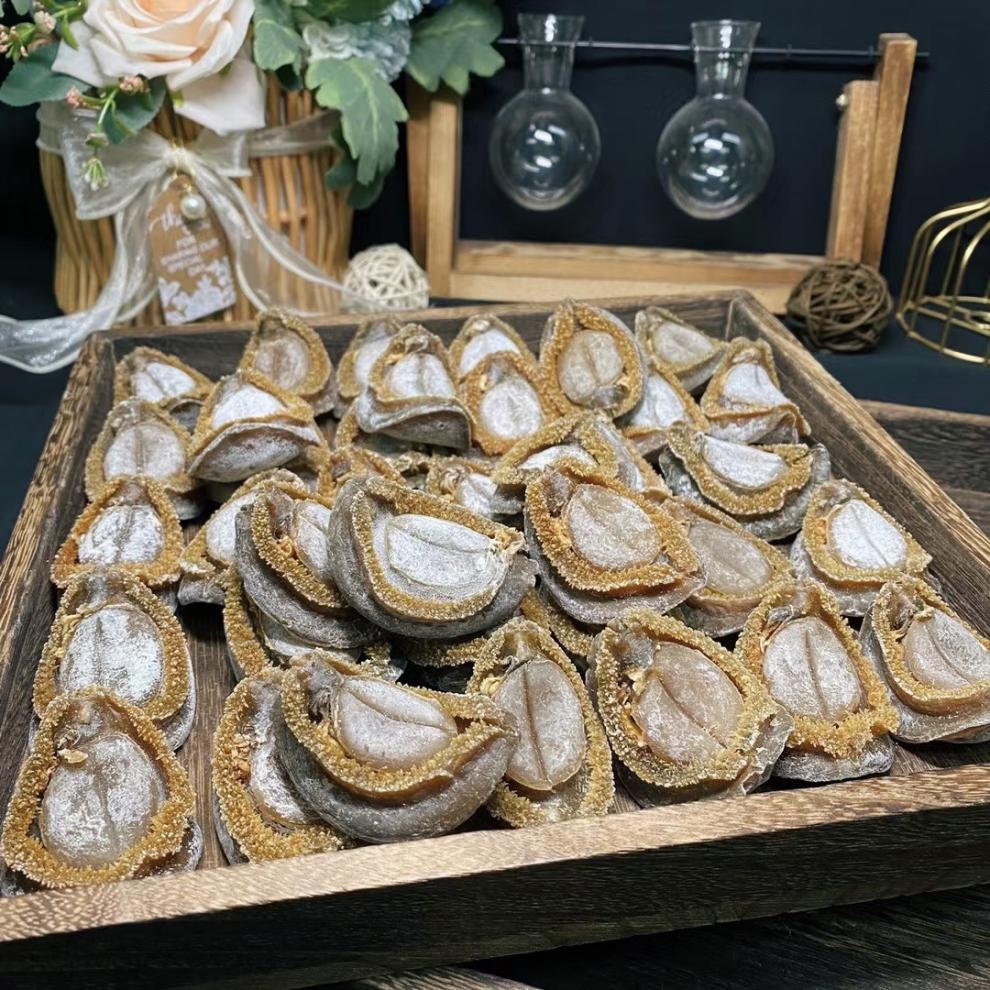 深海南非吉品鲍鱼干货 溏心干网鲍精选货酒店专用款27-28头【图片