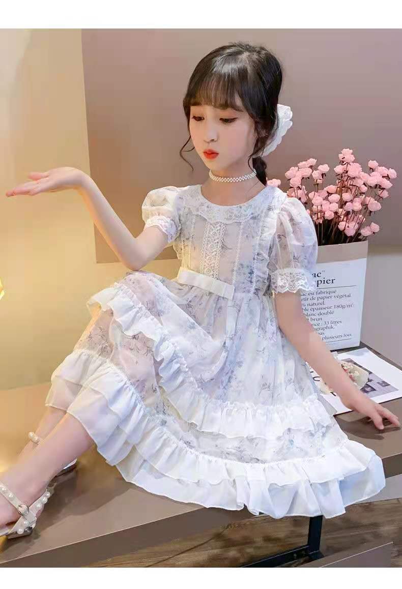 儿童连衣裙新款夏季女童裙子适合2-12岁女宝宝穿的洋气公主裙小女孩