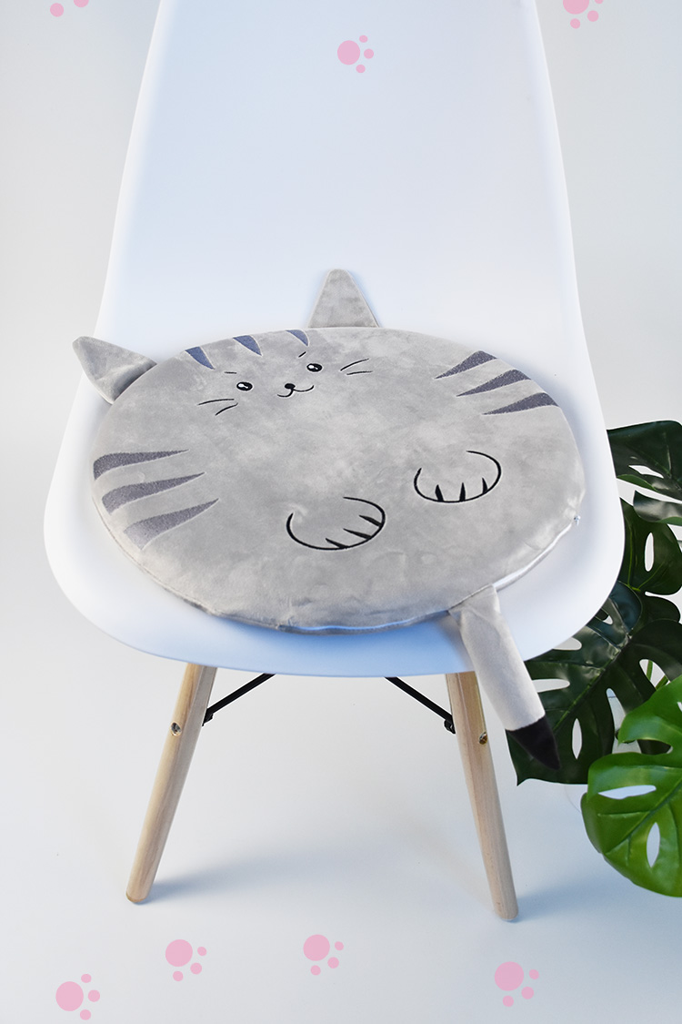 卡通动物坐垫可爱日本猫咪坐垫卡通记忆棉椅垫夏季防滑屁股垫儿童