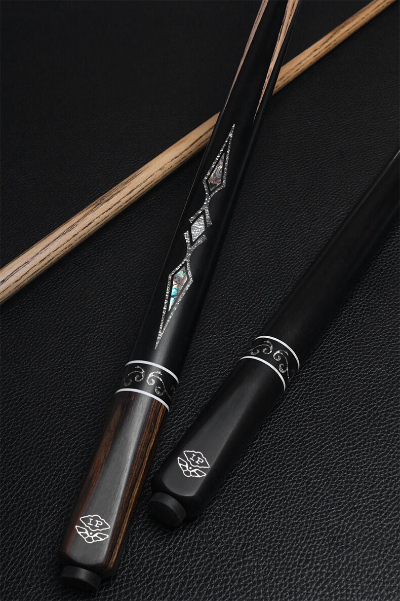 lp黑鲨小头台球英式小头战神斯诺克中式8球黑八球杆黑8台球八球通杆桌