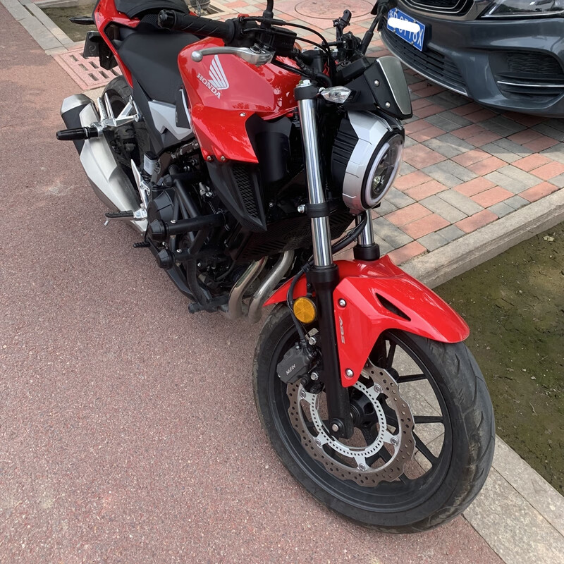 cb400f适用本田摩托车改装cb300r无损安装车灯cb650r圆灯大灯总成 cb