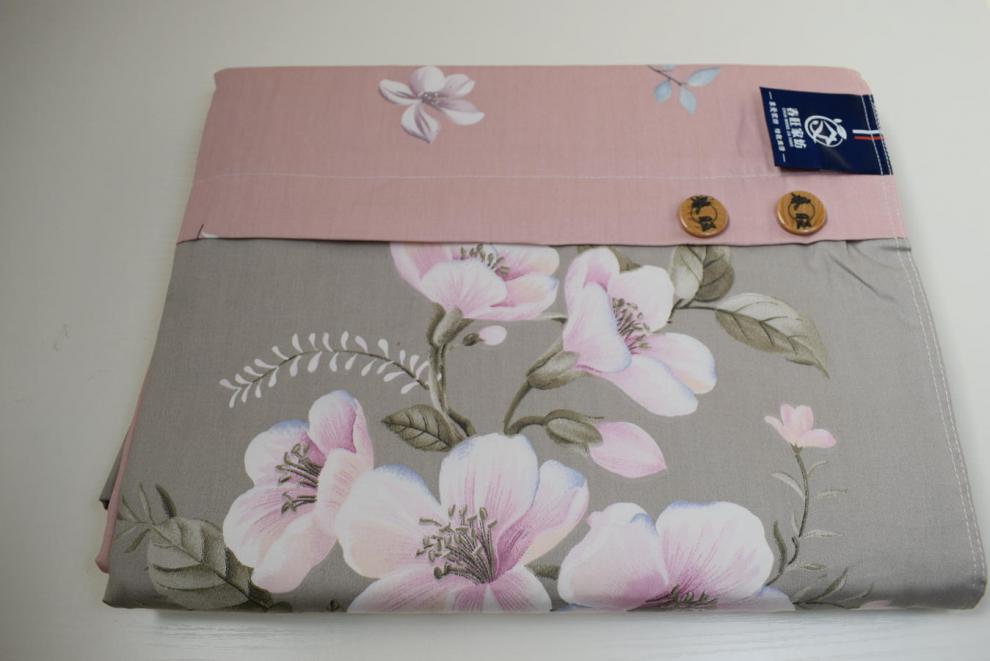 春旺被罩春旺被套160210单人被罩60支精梳棉斜纹ab版栗色墨绿色160