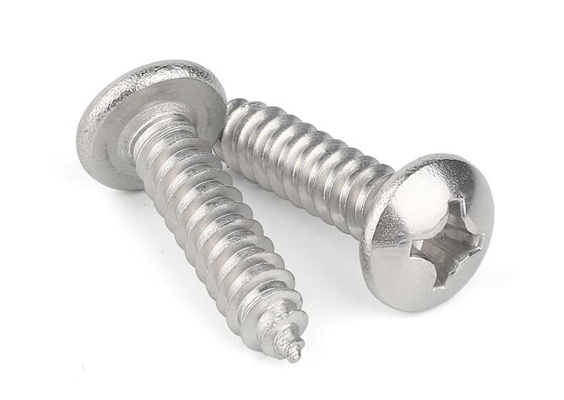 304不锈钢圆头自攻螺丝十字盘头螺钉大头木螺丝钉m26m3m4m5m6m8m15