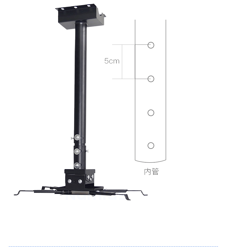 【支架好店】极米坚果通用投影仪吊架吊挂架子投影吊装支架1/1.