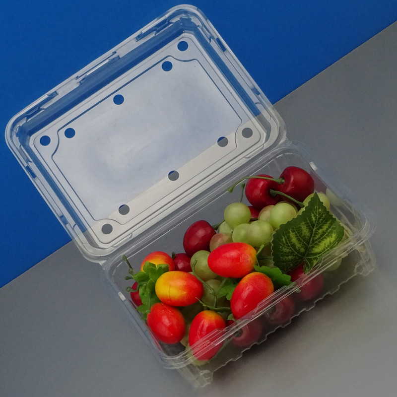 超市里装食品透明盒子图片
