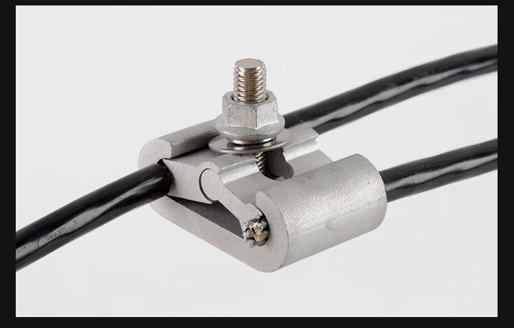 c型线夹c11c61铝合金创通线夹安普线夹c型设备绝缘并线夹电力钢芯铝