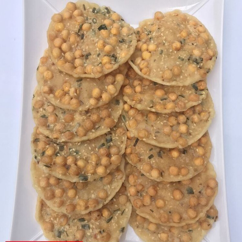 赣南特产客家铁勺饼花生粑豆巴子酸菜巴铁勺饼500g铜勺饼香葱酸菜