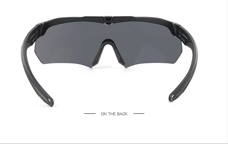射击眼镜防弹 射击眼镜防爆战术护目镜防弹防风沙墨镜登山骑行偏光镜