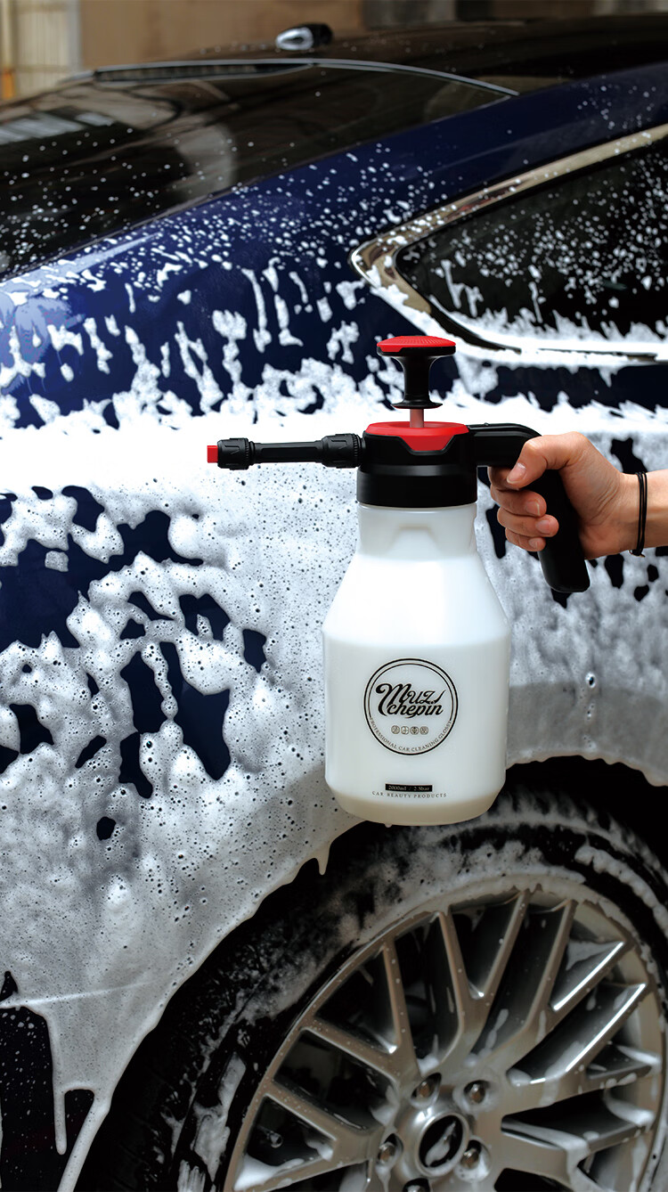 洞狮洗车泡沫手动喷壶手压式汽车家用清洗消毒扇形气压喷雾器洗车神器