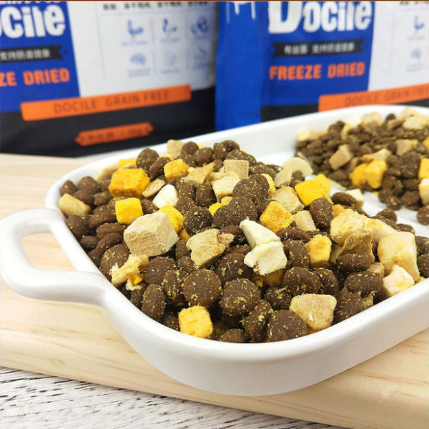 豆柴狗粮猫粮冻干蛋黄成犬幼犬成猫幼猫12kg15kg10kg4拼果蔬猫粮5kg