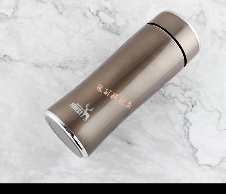 金力保温杯男士办公商务车载水杯女士便携时尚创意不锈钢真空杯子