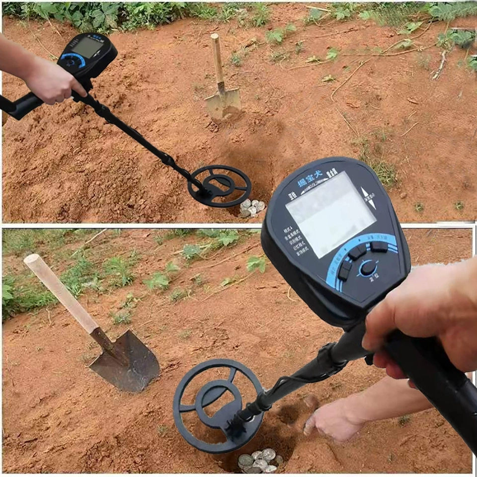 手持金属探测仪器高精度户外考古地下寻宝器防水金银探金器探测器标准