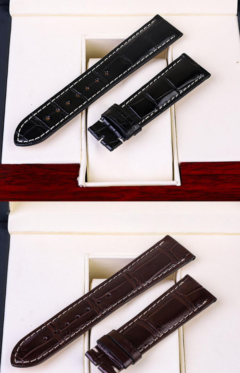 表带材质:鳄鱼皮接口:平直接口接口尺寸:13mm,14mm,15mm,17mm,18mm