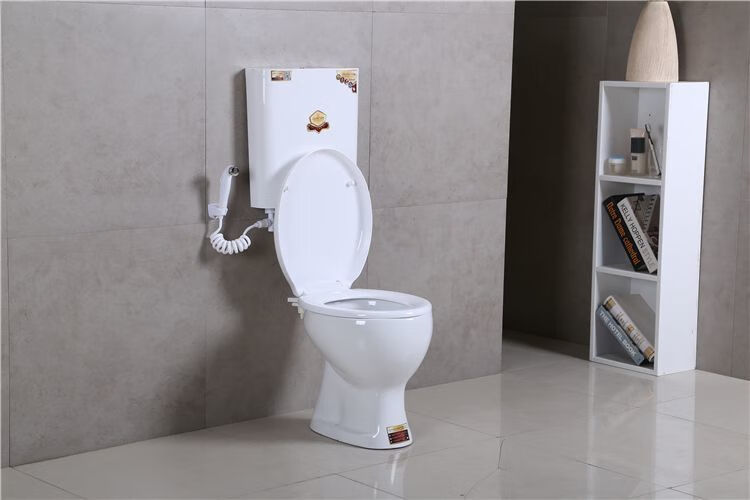 [京选优品]蹲便器超薄侧排水沃米勒分体式落地式卫浴小空间马桶家用