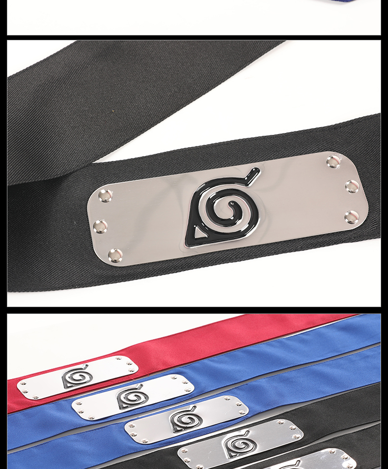 护额鸣人佐助宇智波鼬卡卡西小樱周边木叶村发带头带2020 迪达拉款