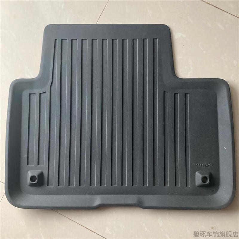 22款沃尔沃xc60原厂橡胶脚垫 s60/s90/v60/v90c/xc40/xc90黑色防水tpe