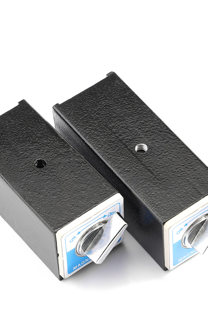 磁力座开关式强磁固定磁性强力表座底座线切割磁铁座三角台支架6t金属