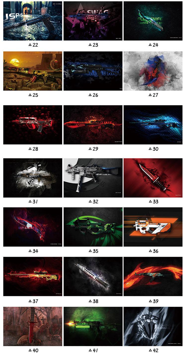 大学生主题宿舍csgo海报游戏壁纸宿舍网咖卧室反恐精英攻势装饰画2460