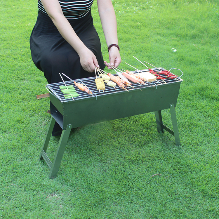 新品好品质户外烧烤架家用木炭户外烧烤炉5人以上野外烤串工具全套炉