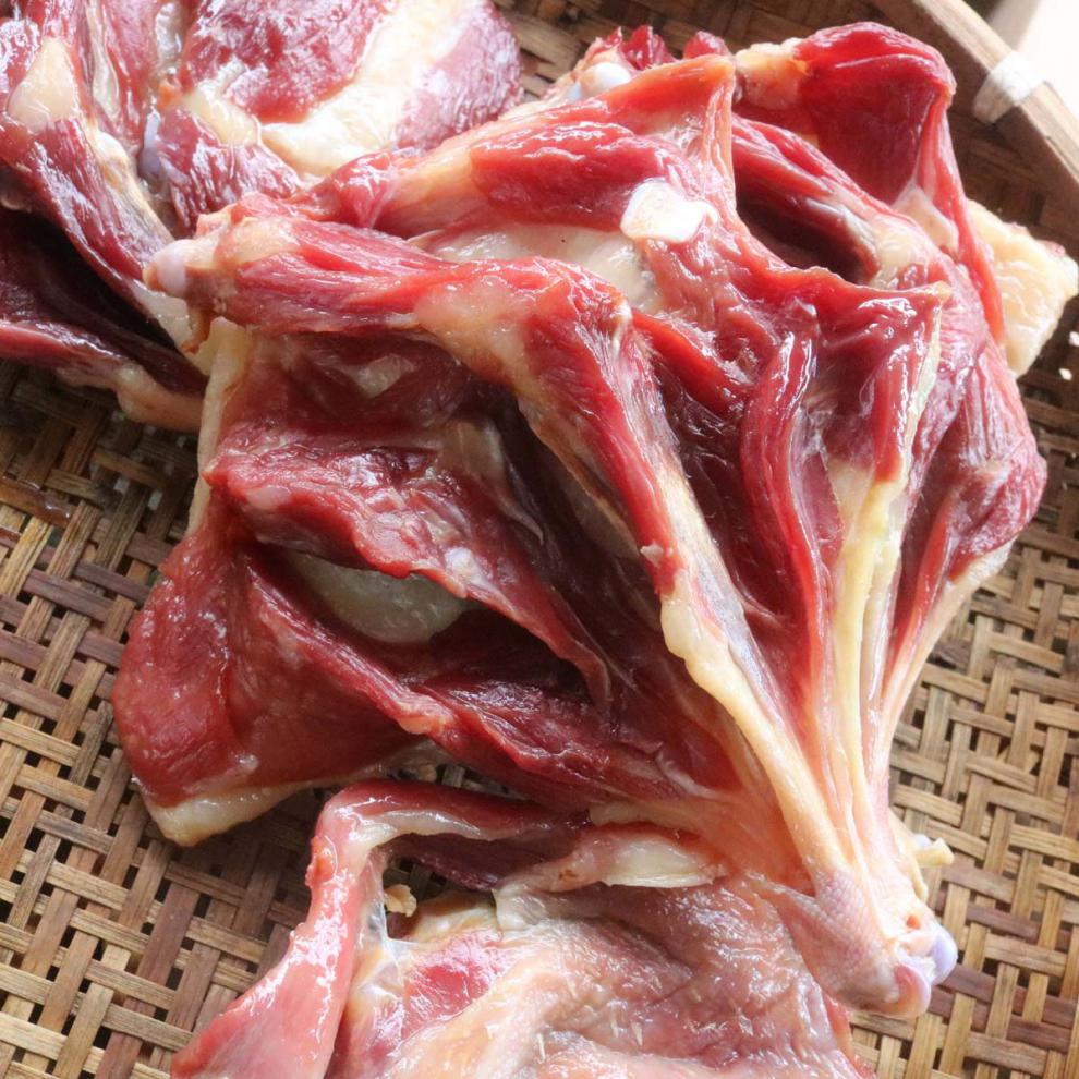 安徽精品无骨腊鸭 腿开花腊鸭腿去边骨咸鸭腿 瘦肉不肥腻开边腿 5只装