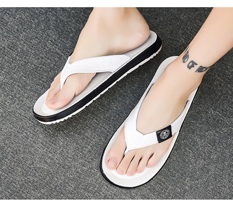 木林森(mulinsen)木林森人字拖男夏季防滑透气夹脚越南拖鞋男士休闲软