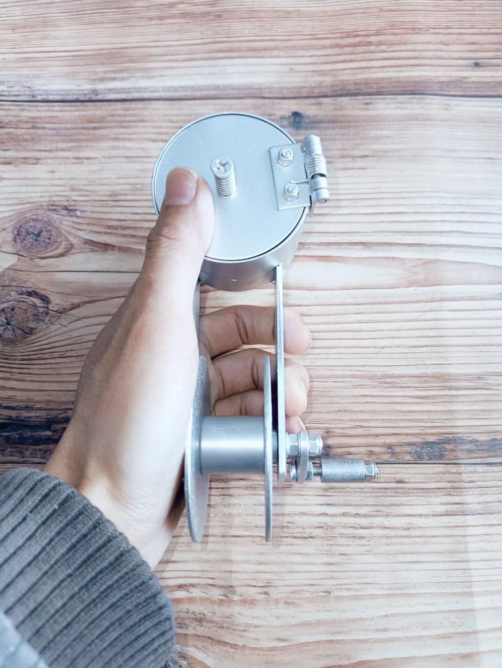 墨斗木工铁制放线墨斗木工墨斗装潢墨斗特别设计不脏手4s款不脏手握感