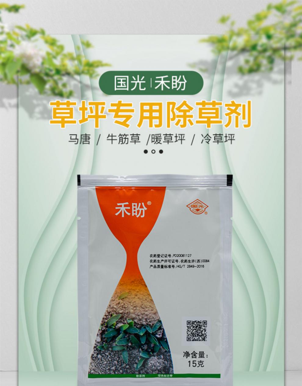 国光禾盼二氯喹啉酸草坪除草剂马尼拉百慕达黑麦草禾本科草坪除莎草