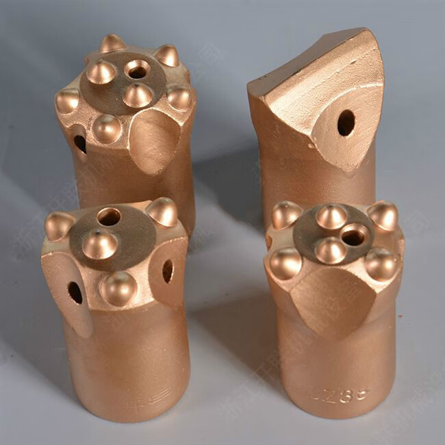 十字38合金凿岩机矿用风钻头钎头40一字梅花球齿风炮钻头 十字钻头