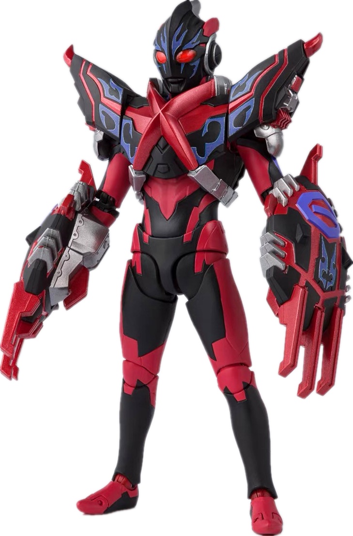 万代(bandai)shf黑暗艾克斯奥特曼哥莫拉装甲儿童男关节可动玩具人偶