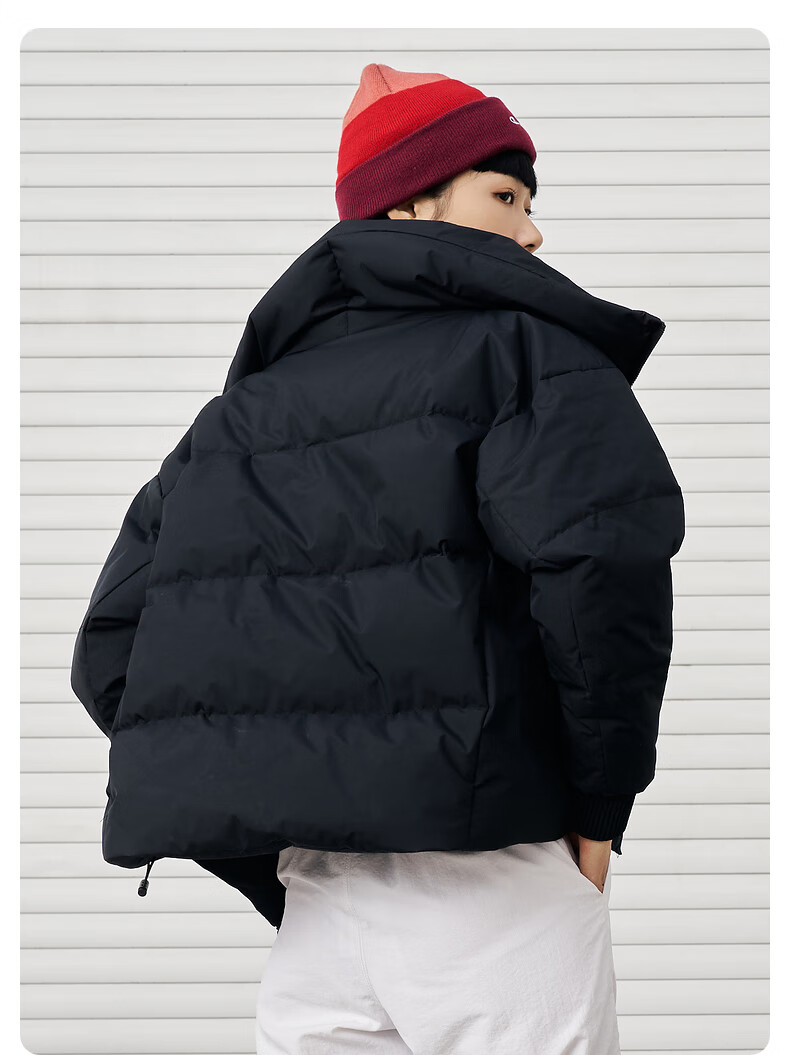 champion冠方旗舰2022秋冬季新款羽绒服外套女厚大立领翻领防风宽松