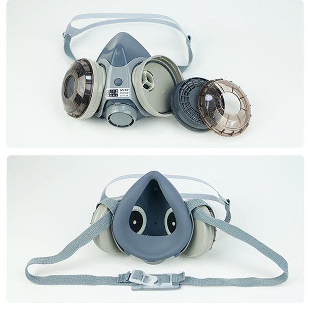 防尘口罩防灰尘防毒打磨防工业粉尘电焊工专用二保焊面具针织头带u2w